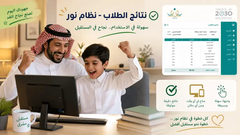 نظام نور - طلباء کے نتائج