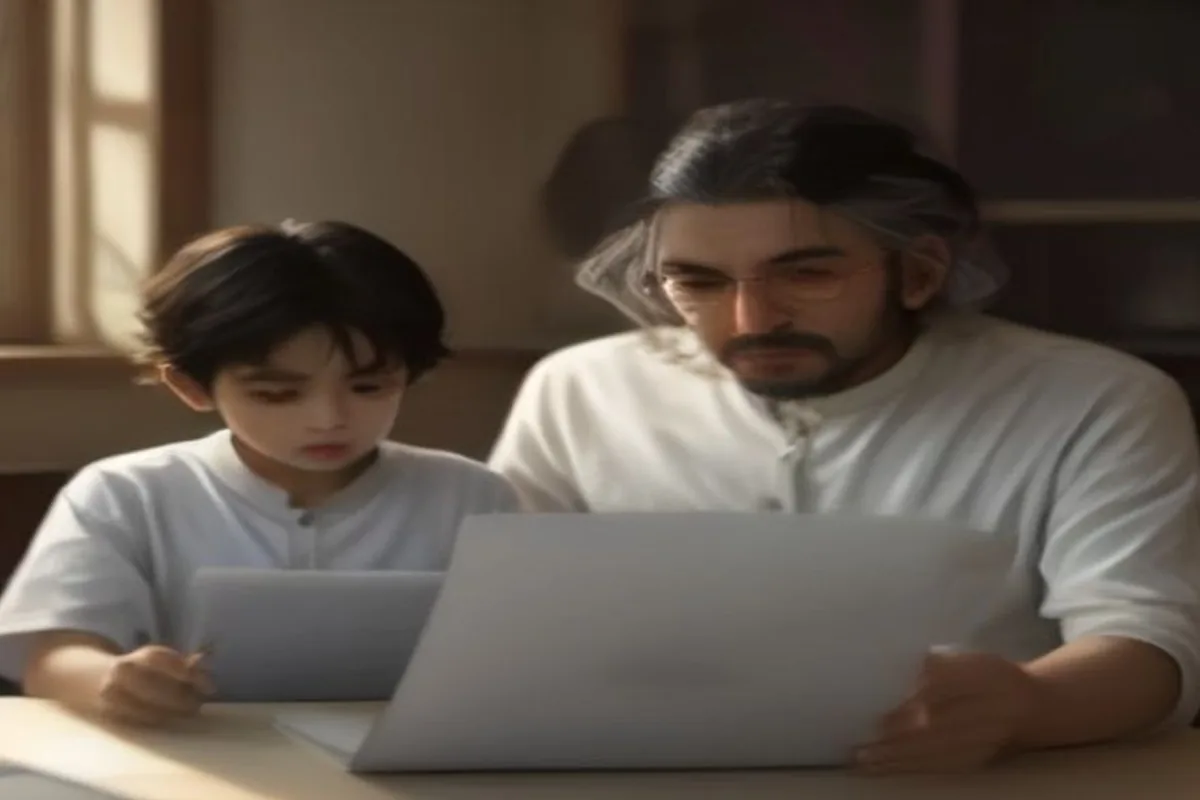 كيف اطلع شهادتي من نظام نور - ولي أمر يطالع شهادة ابنه عبر نظام نور